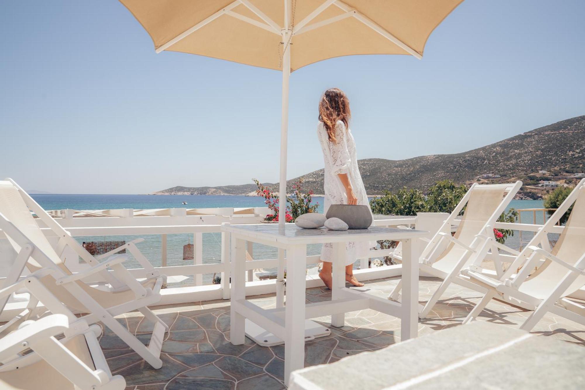 Turquoise Maison By The Sea Platis Gialos  Buitenkant foto